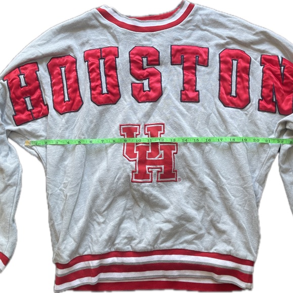 PINK Victoria's Secret Gray and Red University of Houston Sweatshirt - Picture 2 of 4
